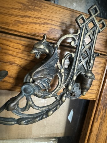 Pair antique griffin - antique,
