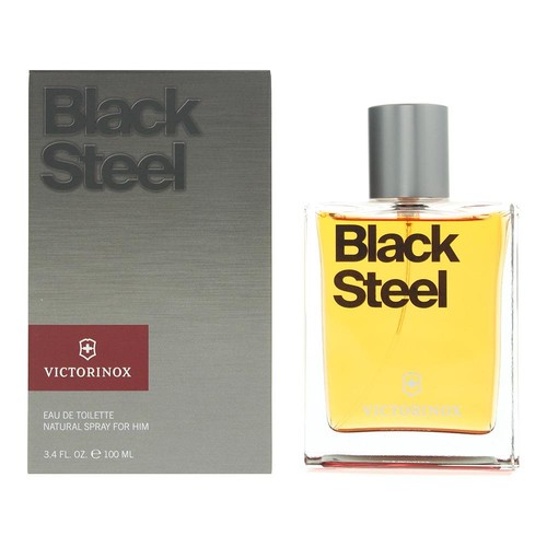 Victorinox black steel - black, mens