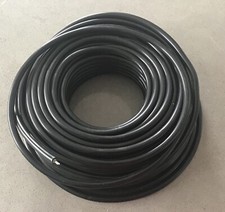 Motorcycle HT Lead  Black / High Tension Spark Plug - 7mm - 1 Metre -Hendler