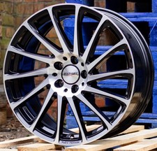 19" Audi TT MK2 2007-2023 Wolfhart Aero2  Gloss Black /Polished 8.5j Alloys X4