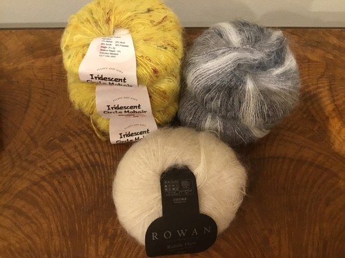 Job lot mohair wool yarn - job,