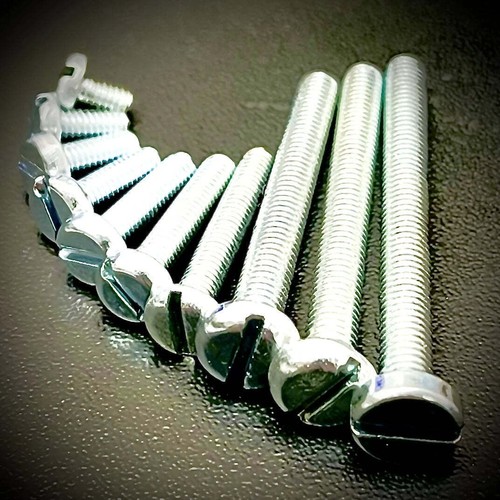 Machine screws slot pan bzp - m5,