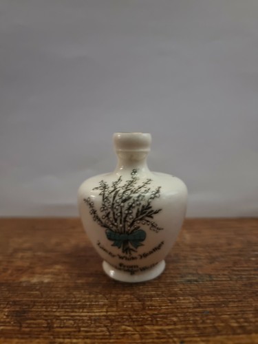Lucky white heather vase - lucky,