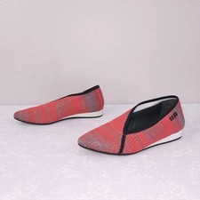 United Nude Fold Lite Lo Flats Womens EU 37 US 6.5-7 Coral Red Gray Loafer Shoes
