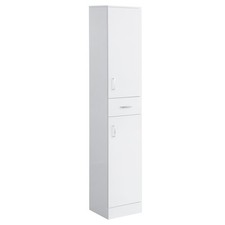 Bathroom Cabinet Tallboy Cupboard Tall Floor Freestanding 2 Door Storage 1900mm