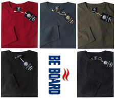 T-Shirt UOMO M L XL XXL 3XL maglia cotone girocollo manica lunga Be Board