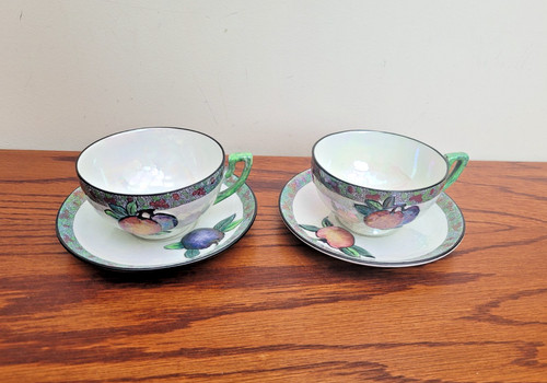 Art deco carlton ware orange - deco,