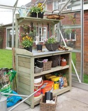 Deluxe Potting Station Rowlinson 10 Year Guarantee Premier Garden Planting Shed