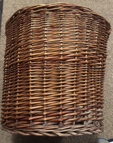 Vintage large wicker basket - vintage,