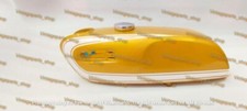 Fit For Yamaha FS1-E Moped 50cc Yellow Painted Steel Fuel Tank 1970s Model