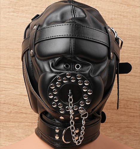 Bondage hood sex mask - sex,