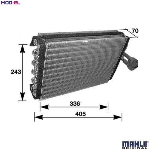 Evaporator air conditioning - conditioning, ae
