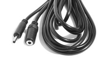 Long 3m Extension Lead Charger Cable Black Logitech Harmony 1100 Charging Cradle