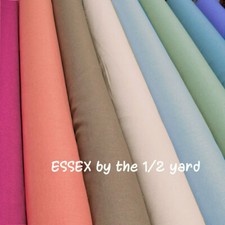 ROBERT KAUFMAN "ESSEX" Linen Cotton Blend by the 1/2 yard