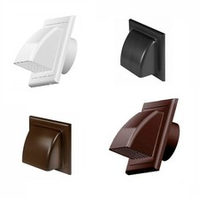 Cowl Gravity Flap Wall Outlet