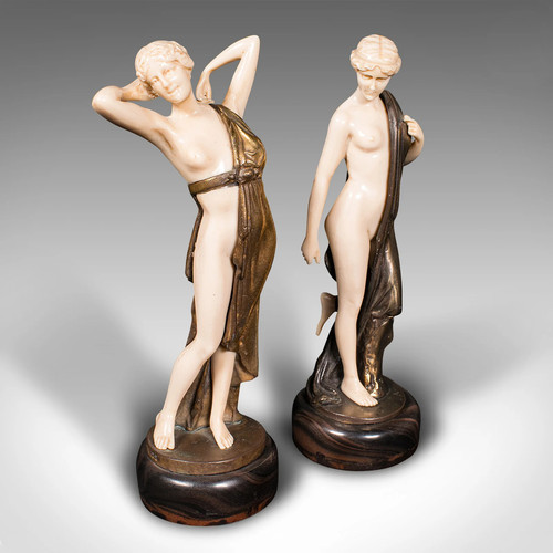 Pair vintage art deco - of,