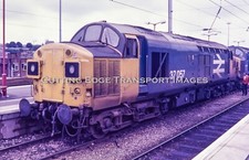 Original Railway Slide: Class 37 Diesel 37057 at Norwich 1989             D-2273