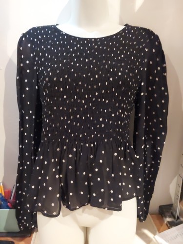 Zara black spot - black, size