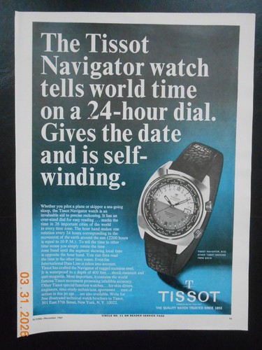 1967 tissot automatic - tissot,
