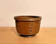 French Antique Ceramic Faisselle Cheese Mould Strainer - Rustic - Pot pourri