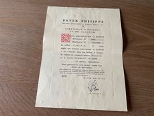Patek Philippe Certificate Of