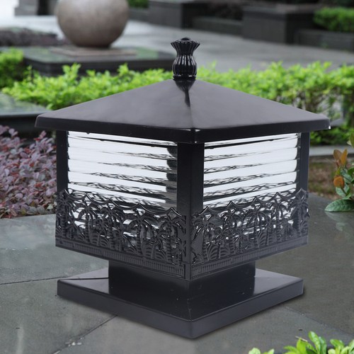 Vintage gate post lamp - vintage, pillar