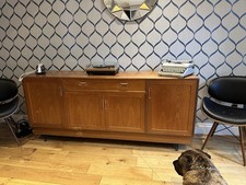 G Plan Sideboard with Cupboards and Drawers.