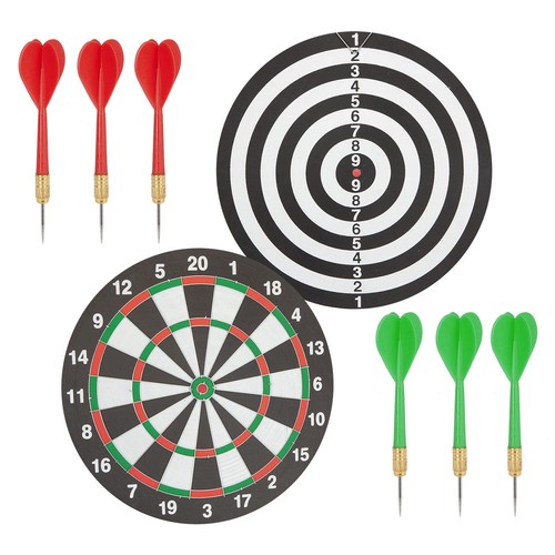 Dart board and darts - darts, 38cm