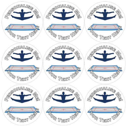 144 personalised trampoline - personalised,