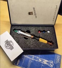 Doctor Who Cosplay 11th Metal Sonic Screwdriver LED Light Prop Replica Halloween