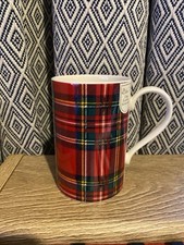 DUNOON Stoneware 'ROYAL STEWART TARTAN' Made In Scotland Coffee Tea Mug