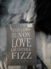 Tenby-Wales Ladies Novelty Home Decor Funny Sign Plaque, Sealed. Made 2009