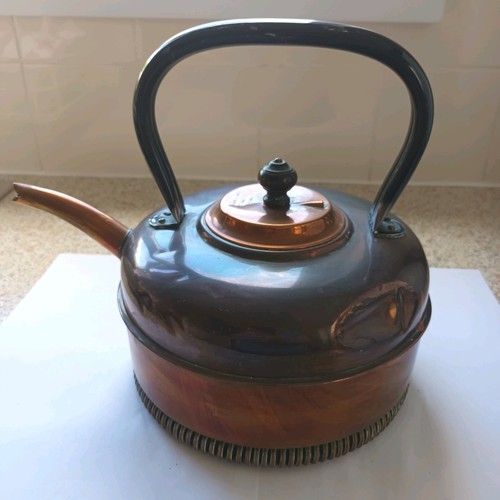 Vintage antique copper kettle - vintage/antique,