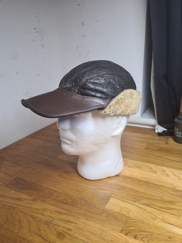 Usaaf cap eastman leather - b2,