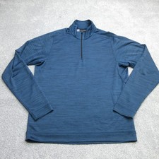 Galvin Green Jumper Mens Mediu Navy Golf Mid Layer Pullover 1/4 Zip Performance