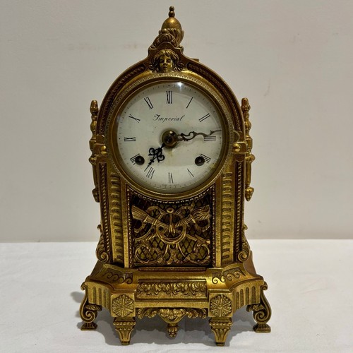 Vintage imperial brass mantel - imperial,