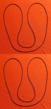 2 x Drive Belts for the Michell Gyrodec & Gyrodec SE Turntable . Brand New