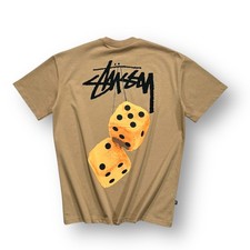 Stussy Dice T-shirt XL Brown