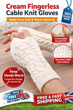 Womens Fingerless Gloves Wool