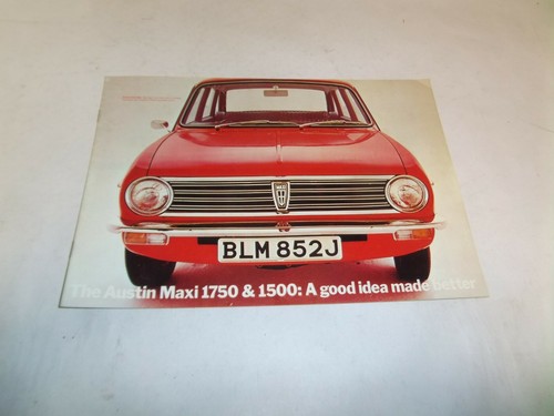 Austin maxi brochure 1750 - brochure,
