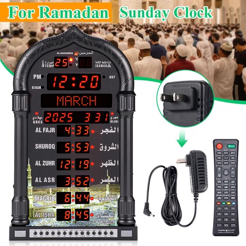 Azan clock led - azan,