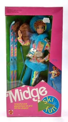 1990 ski fun midge - fun, doll