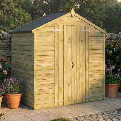6x4 wooden garden shed - 6x4,