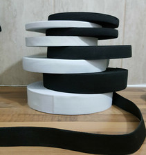 BLACK & WHITE STRETCH ELASTIC