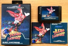 AERO THE ACRO-BAT COMPLETE BOX NOTICE SEGA MEGADRIVE PAL EURO (FR) CIB original packaging game