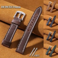 Retro Leather Watch Strap for