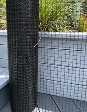 1M x 5M Strong, light Fruit Vegetable Netting Plastic Mesh Garden Fencing Black