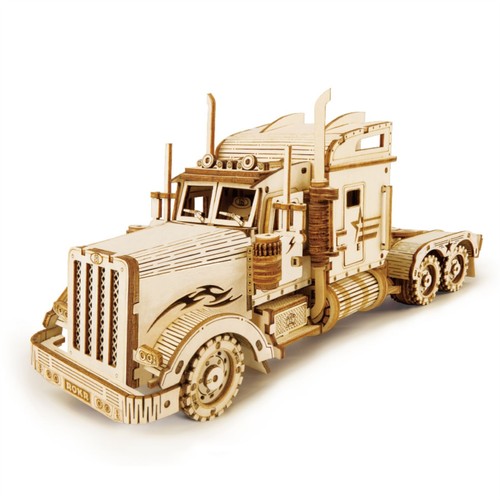 Robotime heavy truck wooden - heavy,
