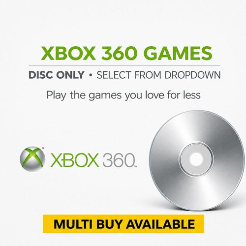 Microsoft xbox 360 disc - 360, only