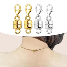 4x Magnetic Necklace Clasps and Closures for Necklaces Chain